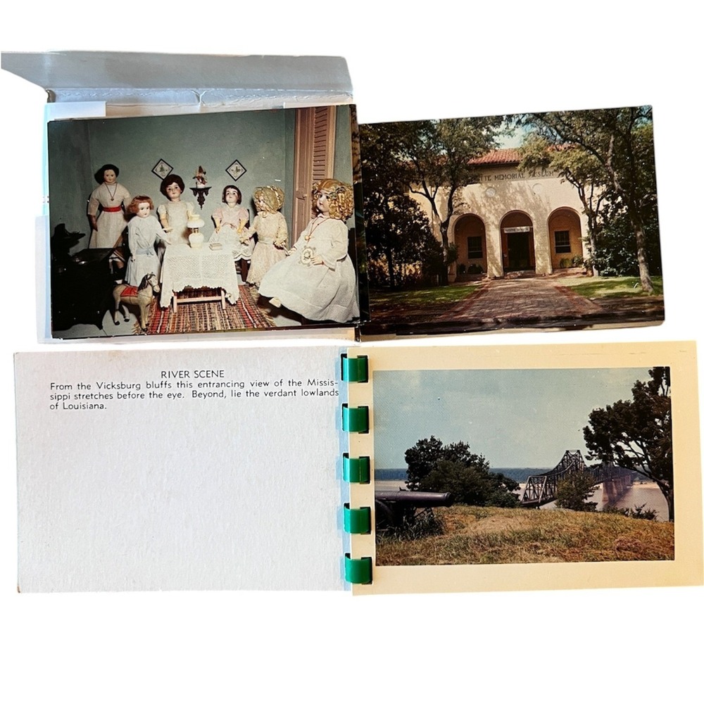 Vintage Souvenir Postcard Booklet Lot 8pc San Antonio Alamo Carlsbad Caverns - Picture 5 of 6